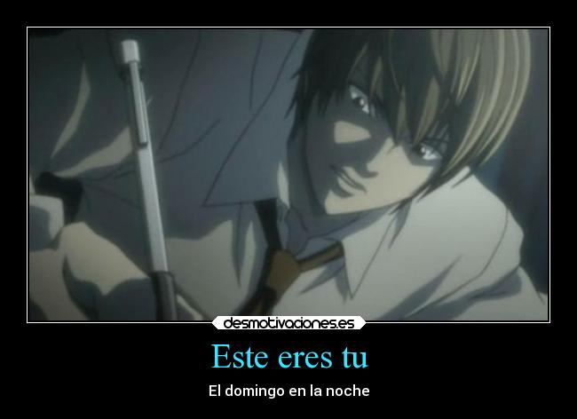 Este eres tu - El domingo en la noche