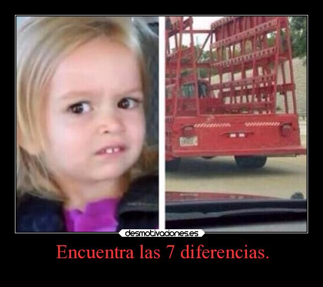 Encuentra las 7 diferencias. -