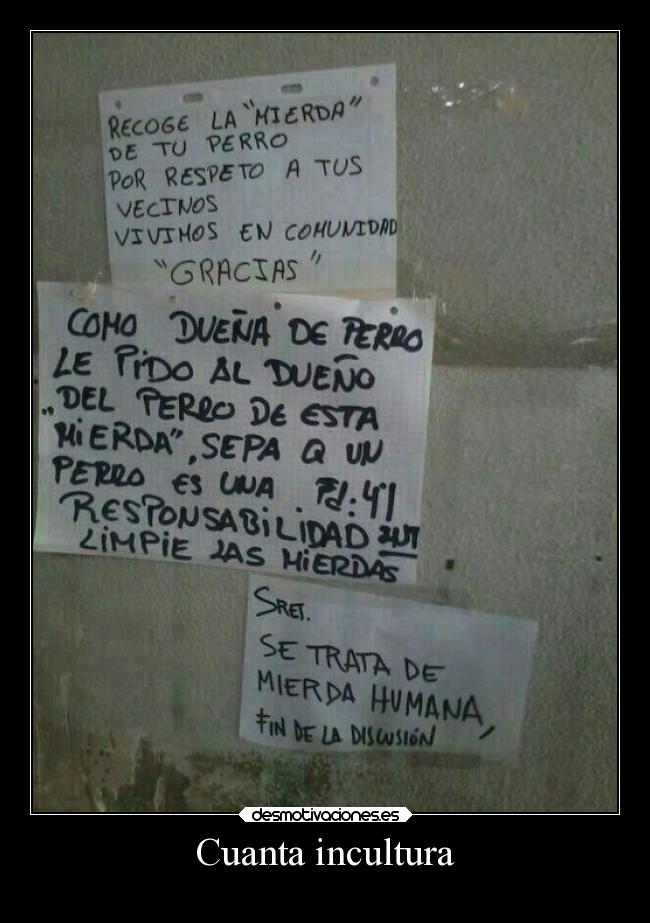 Cuanta incultura - 