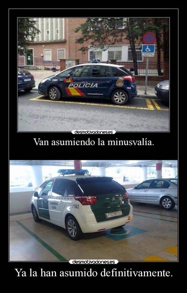 carteles humor policia guardia civil desmotivaciones