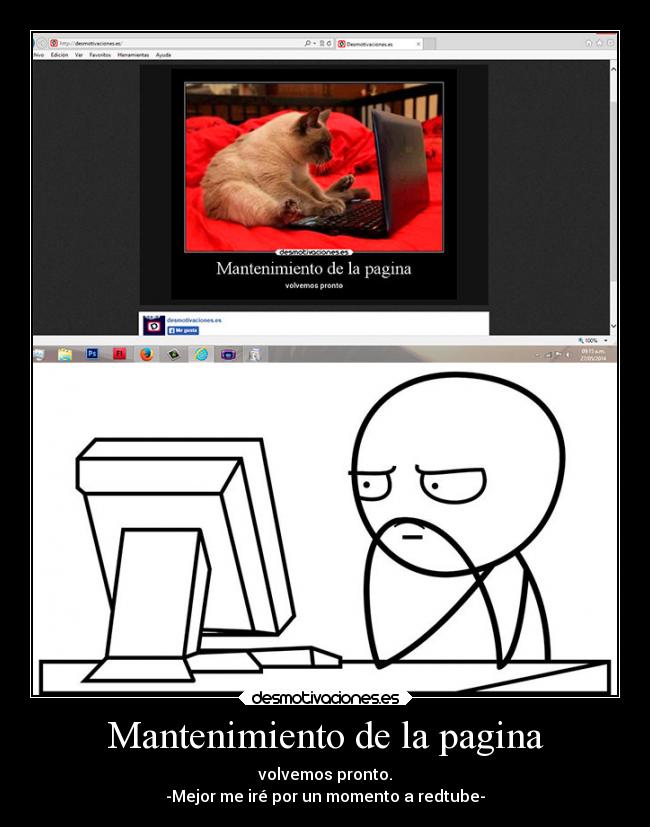 Mantenimiento de la pagina -