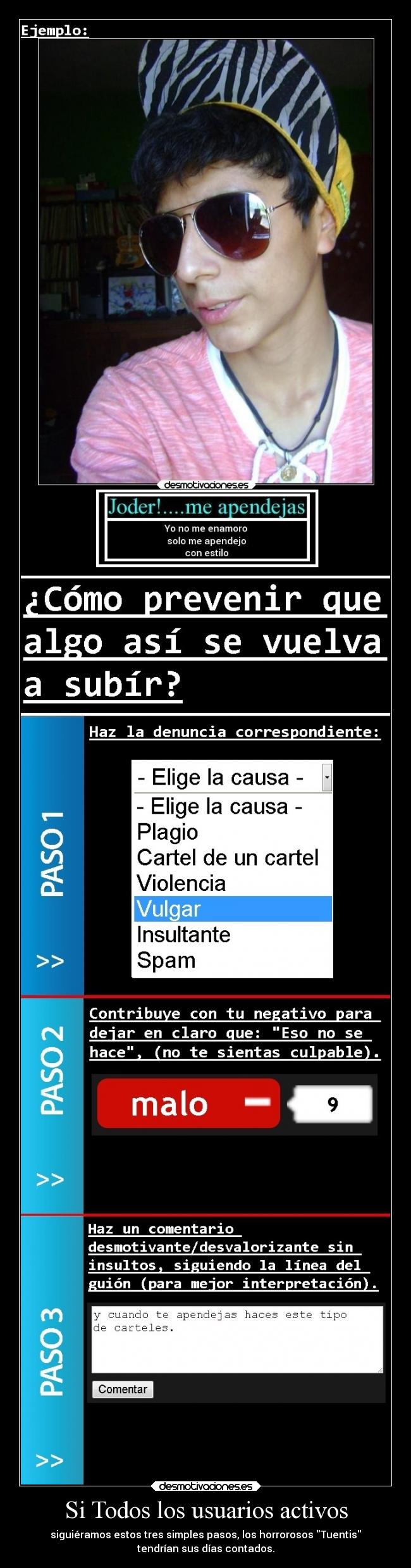 carteles ideas humor desmotivaciones usuarios antaras soyunidiotatm launionhacelafuerza desmotivaciones