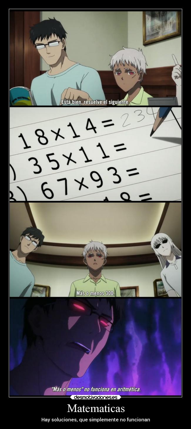 Matematicas - Hay soluciones, que simplemente no funcionan
