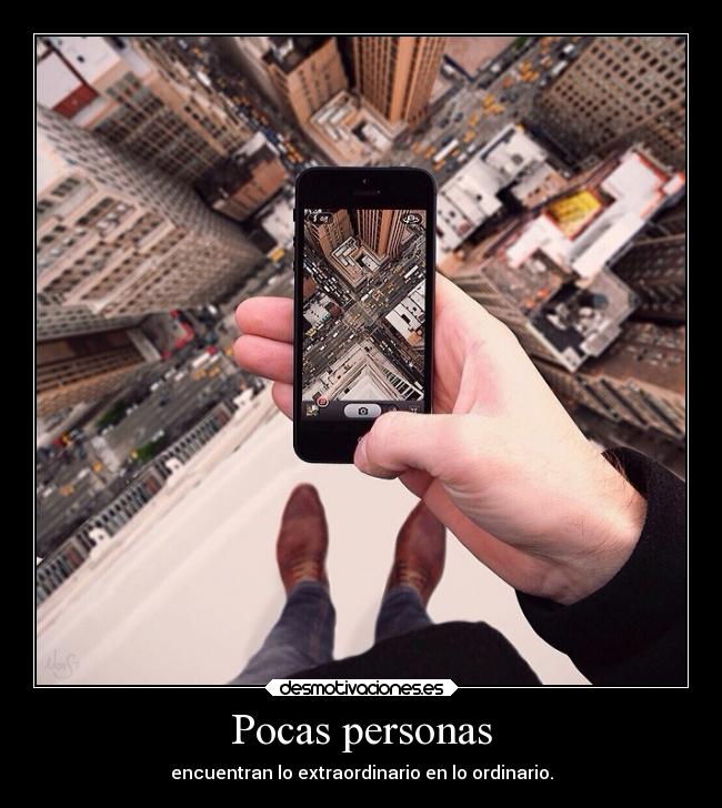 Pocas personas -
