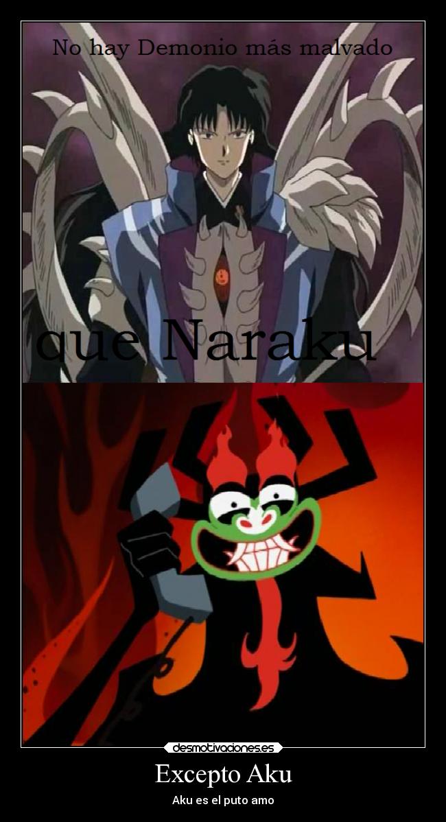 carteles infancia samurai jack aku desmotivaciones