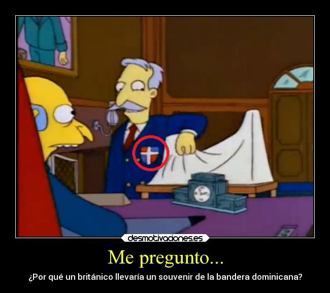 carteles internet simpson bandera dominicana britanico episodio casino desmotivaciones