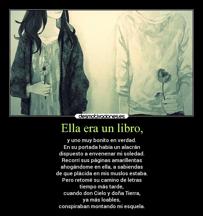 carteles literatura amor alguien leer libro joven releer viejo rimas poesia versos poema desmotivaciones