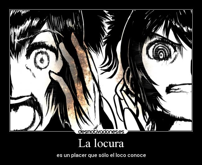 carteles locura anime rock locura insane black shooter devianart demencia placer desmotivaciones