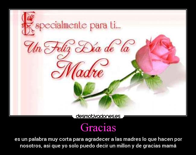 Gracias -