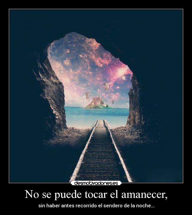 No se puede tocar el amanecer, - 