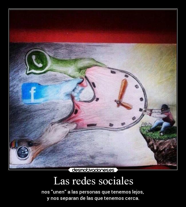carteles miedo amor amigos facebook amistad red social redes sociales whatsapp instagram antisocial tiempo desmotivaciones