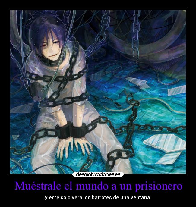carteles mundo mundo anime katekyohitmanreborn rokudo mukuro desmotivaciones