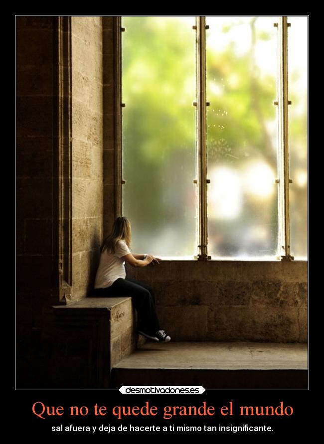 carteles mundo vida valesmucho autoestima desmotivaciones