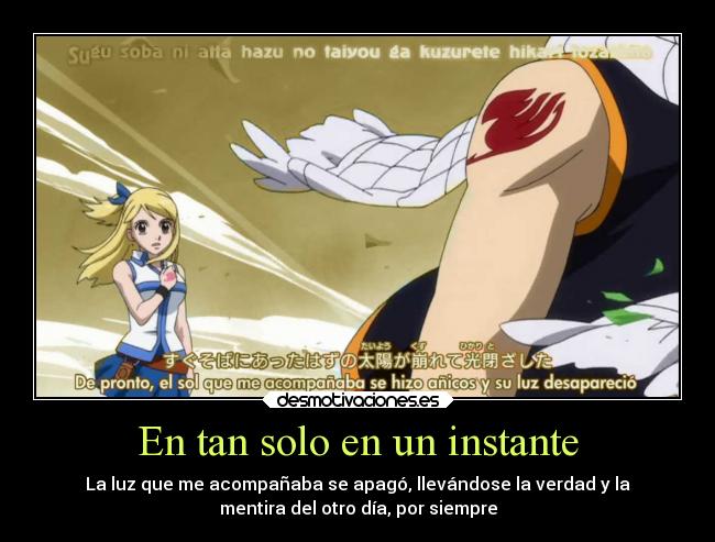 En tan solo en un instante - 