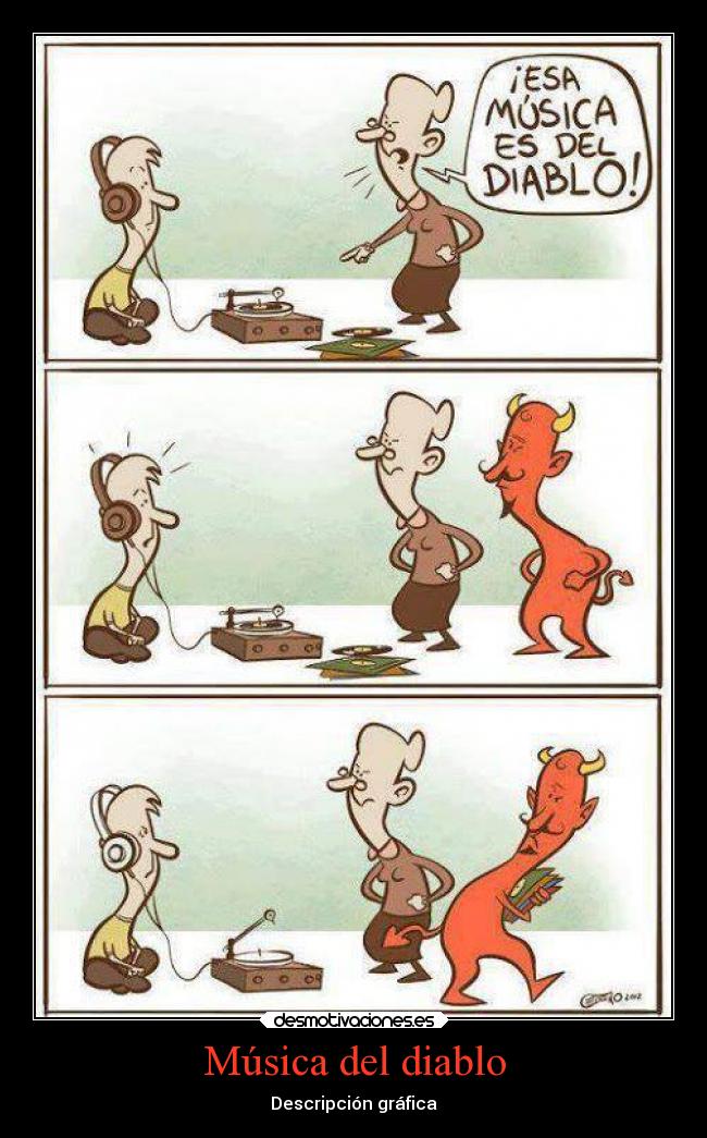 Música del diablo - Descripción gráfica