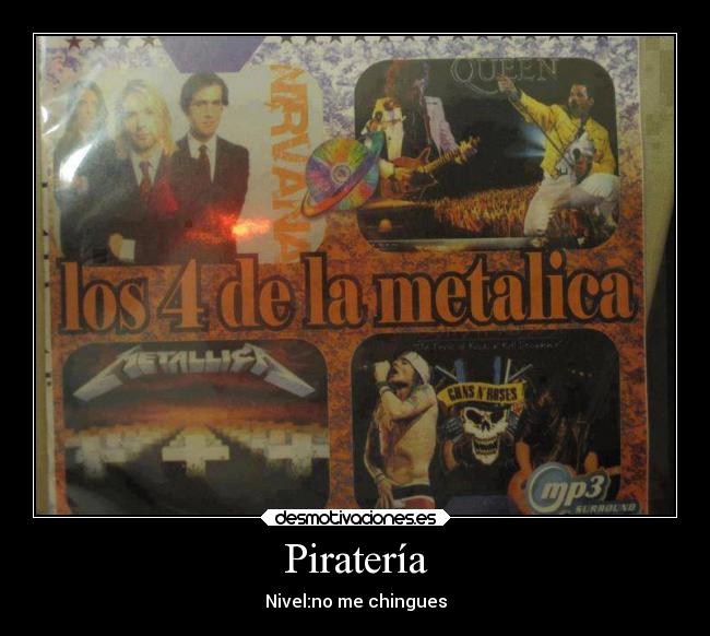 Piratería - Nivel:no me chingues