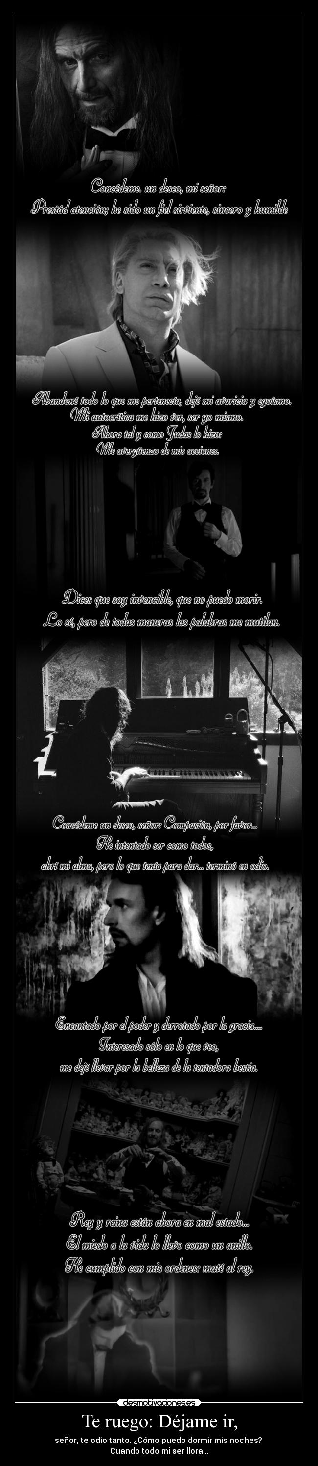 Te ruego: Déjame ir, - 
