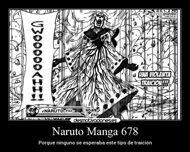 Naruto Manga 678 - Porque ninguno se esperaba este tipo de traición