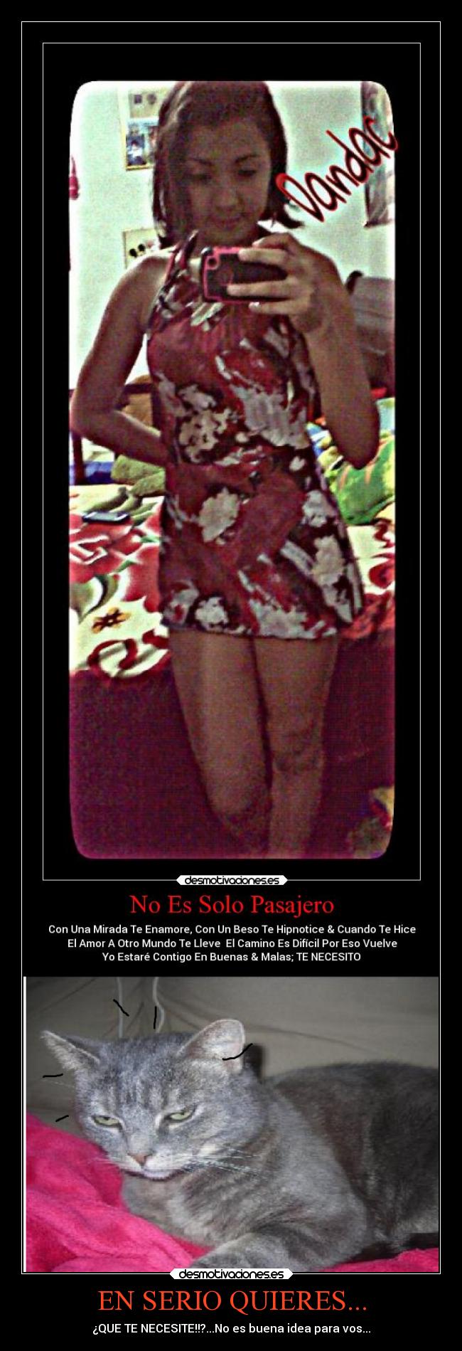EN SERIO QUIERES... - 