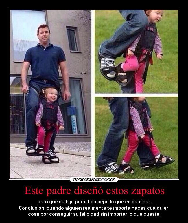 Este padre diseñó estos zapatos - 