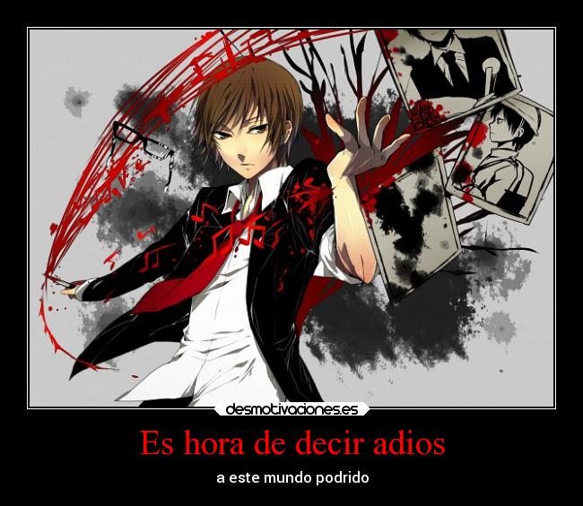 carteles pasado anime sangre negro blanco rojo desmotivaciones