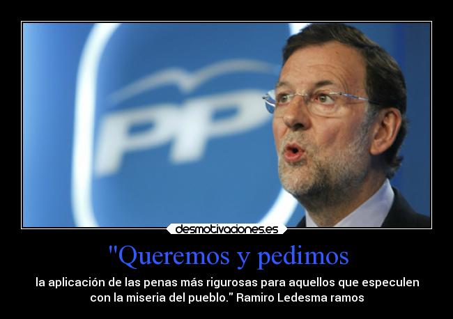 Queremos y pedimos - 