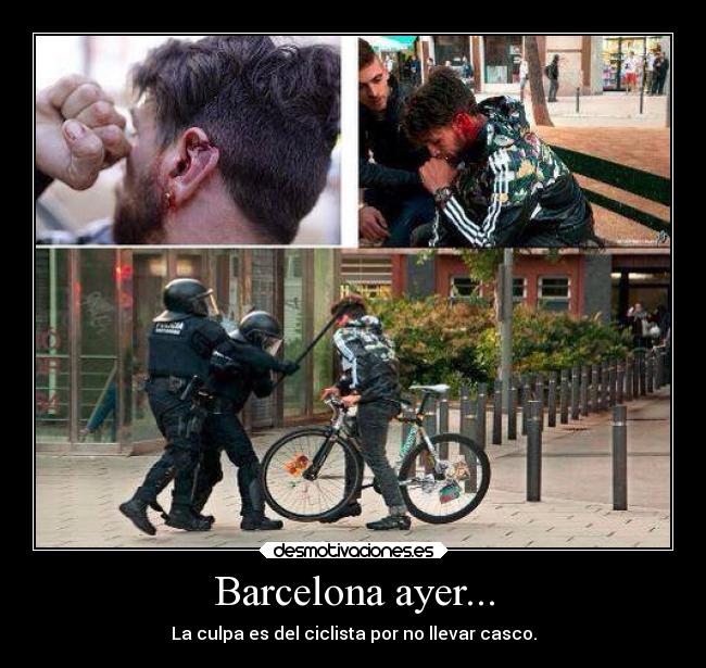 Barcelona ayer... -