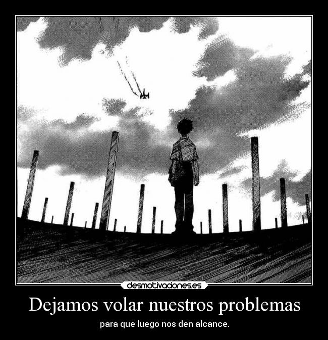 carteles problemas familia alma vida inevitable elbuskador1 evangelion manga desmotivaciones
