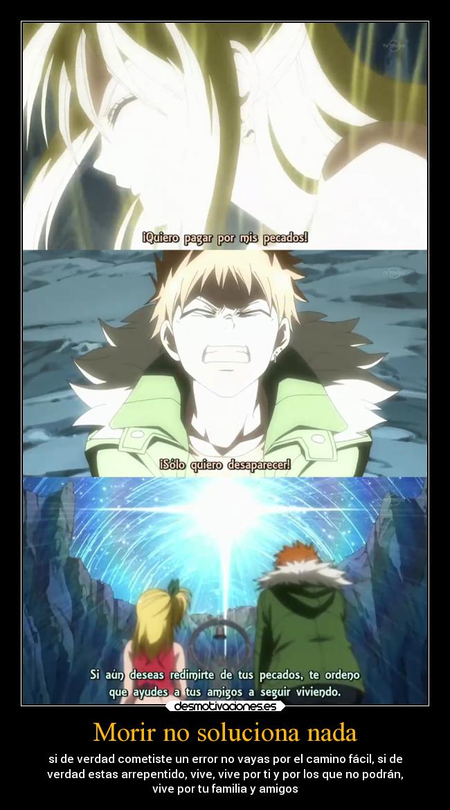Morir no soluciona nada - 