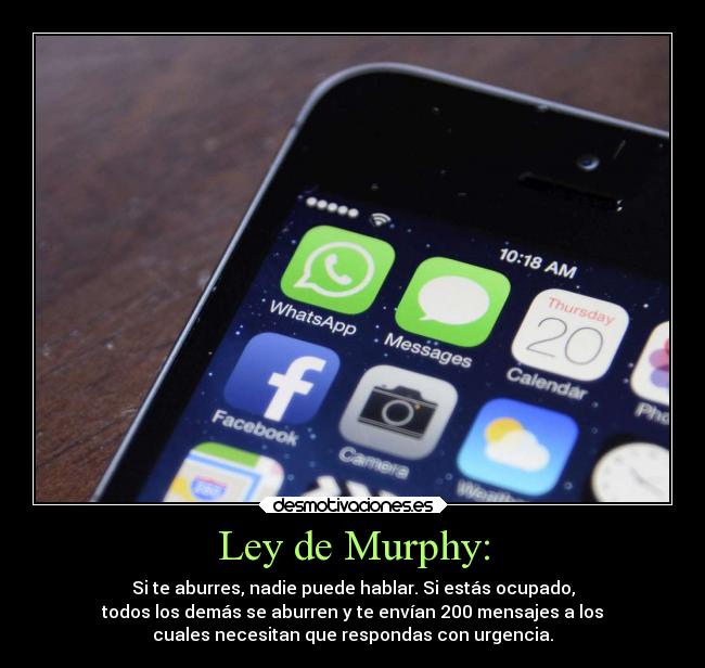Ley de Murphy: - 