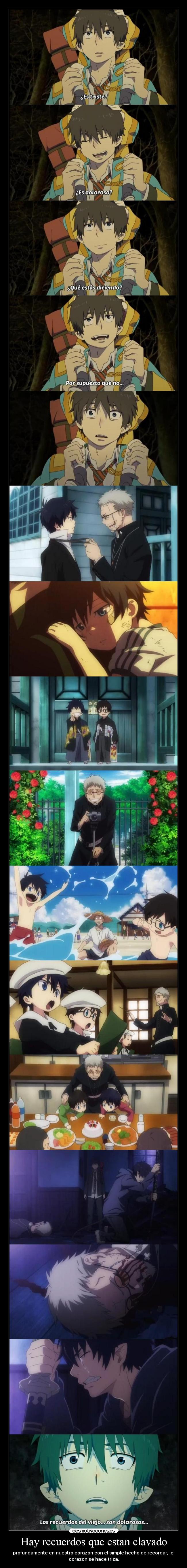 Hay recuerdos que estan clavado -