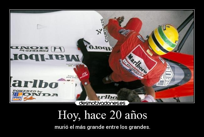 Hoy, hace 20 años - murió el más grande entre los grandes.