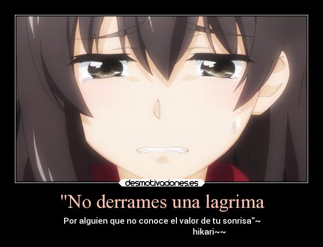 No derrames una lagrima - 