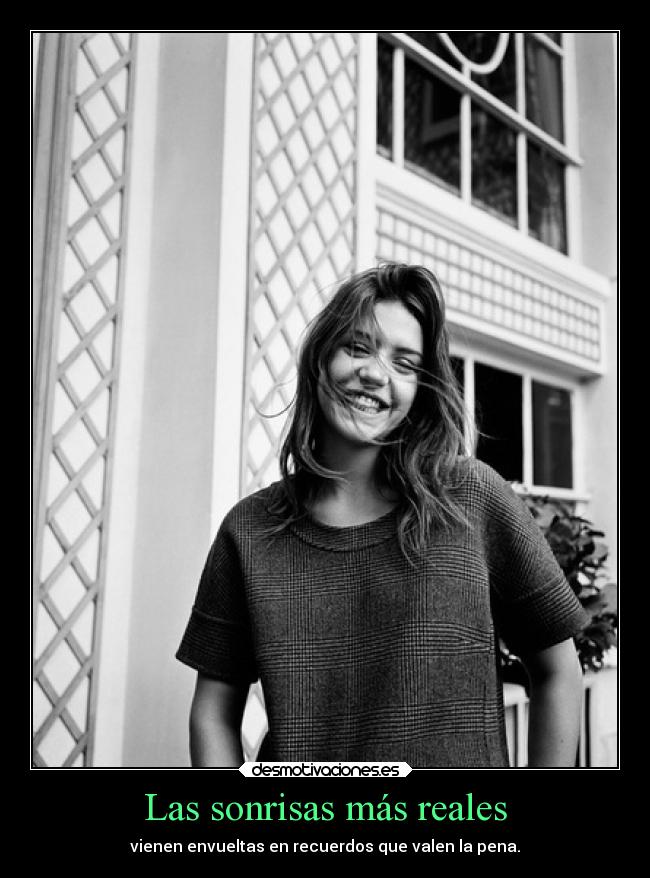 Las sonrisas más reales -