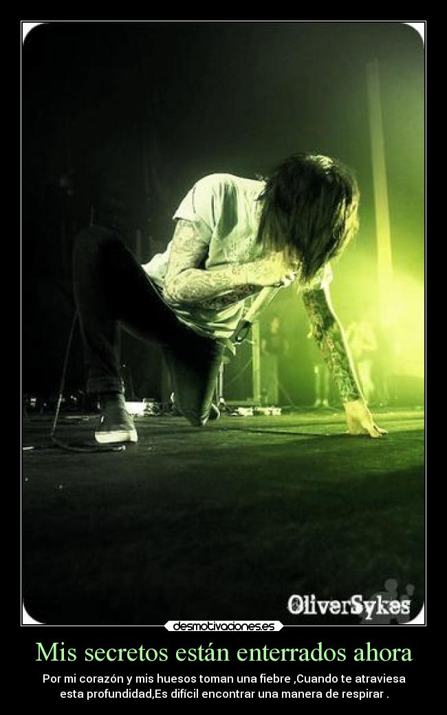 Mis secretos están enterrados ahora - 
