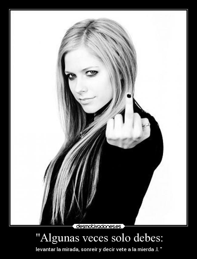 Algunas veces solo debes: -