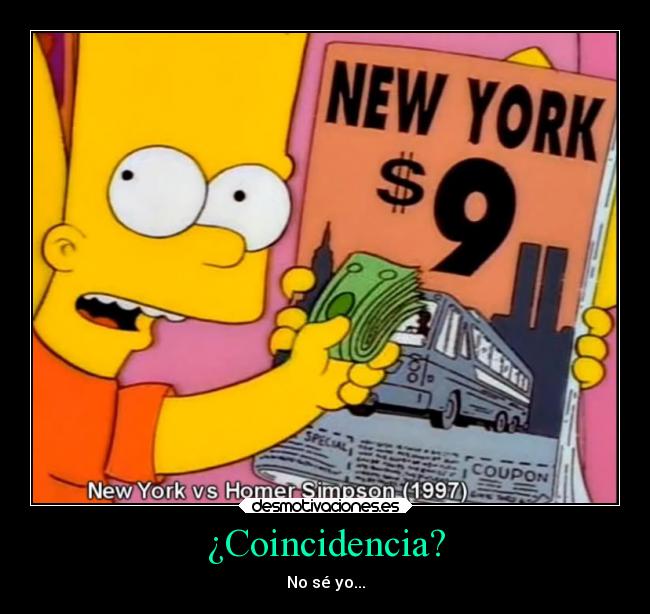 ¿Coincidencia? - No sé yo...