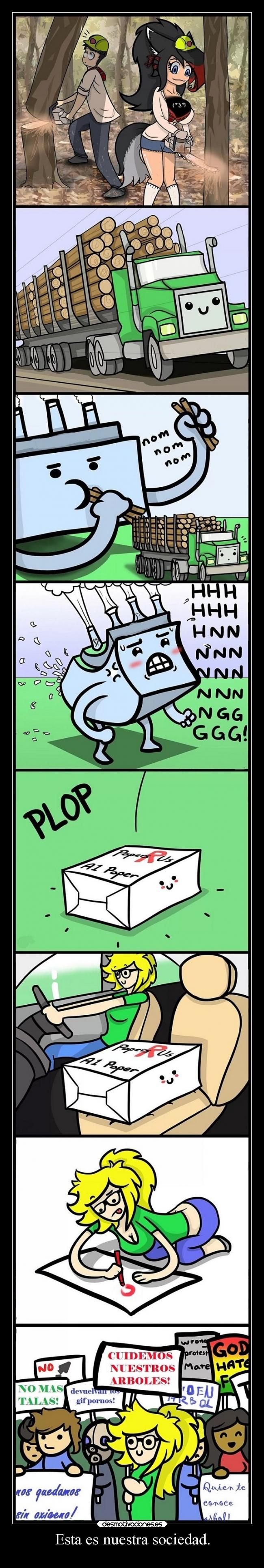 Esta es nuestra sociedad. -