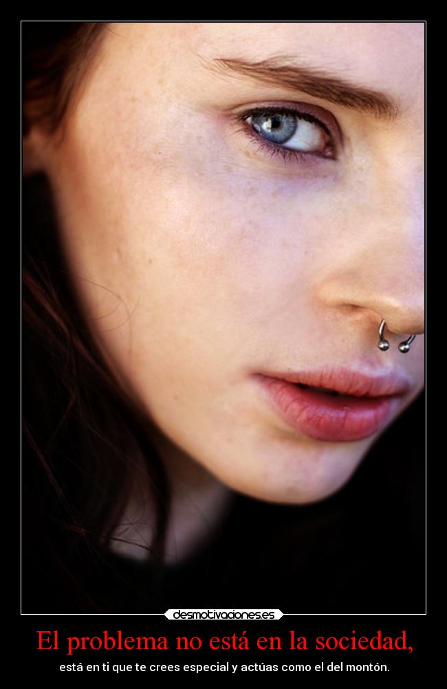 El problema no está en la sociedad, - 