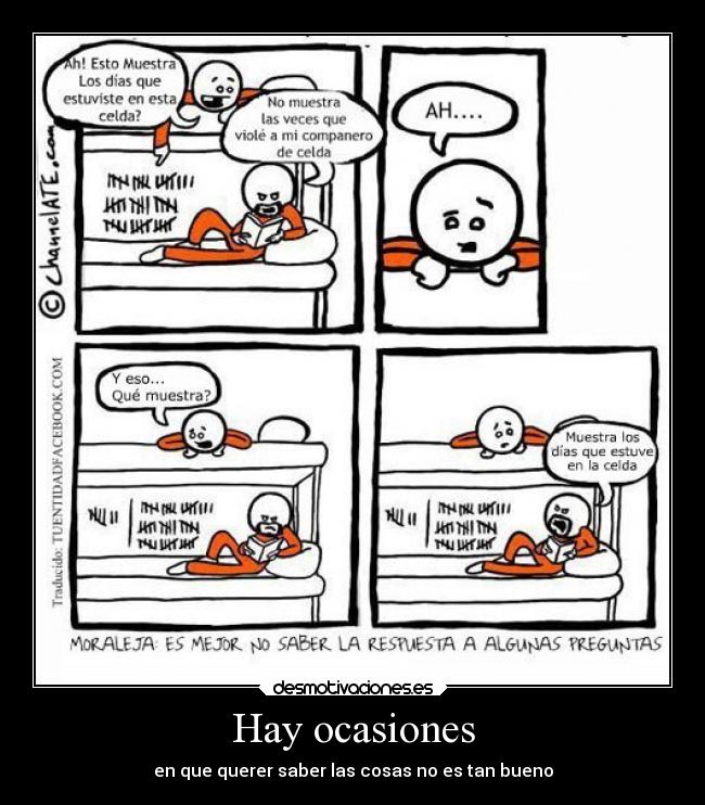 Hay ocasiones -