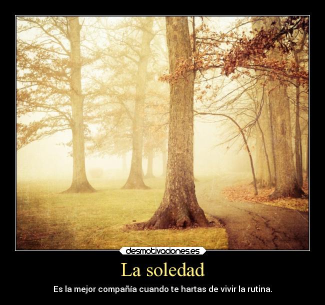 La soledad -