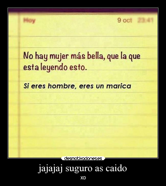 jajajaj suguro as caido - 