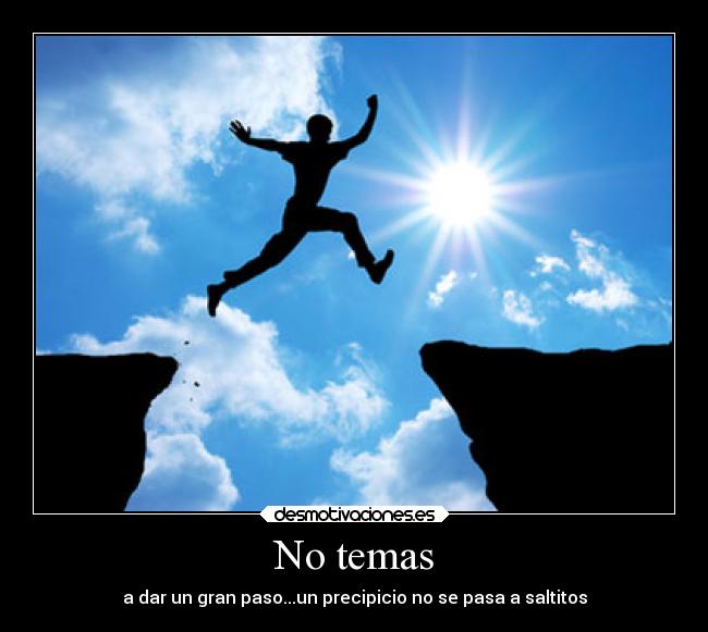 No temas -