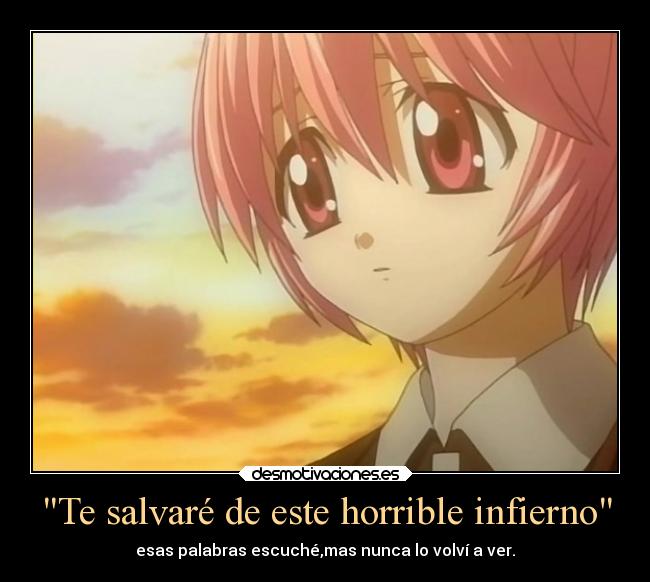 Te salvaré de este horrible infierno - 