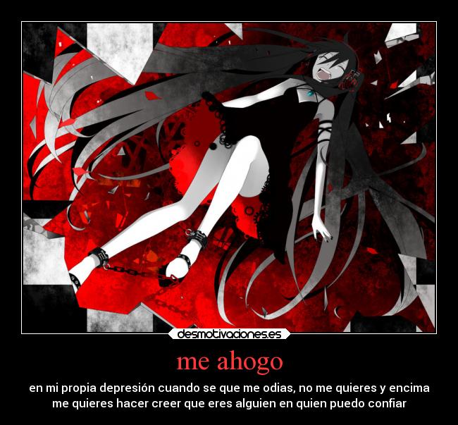 carteles tristeza anime desmotivaciones