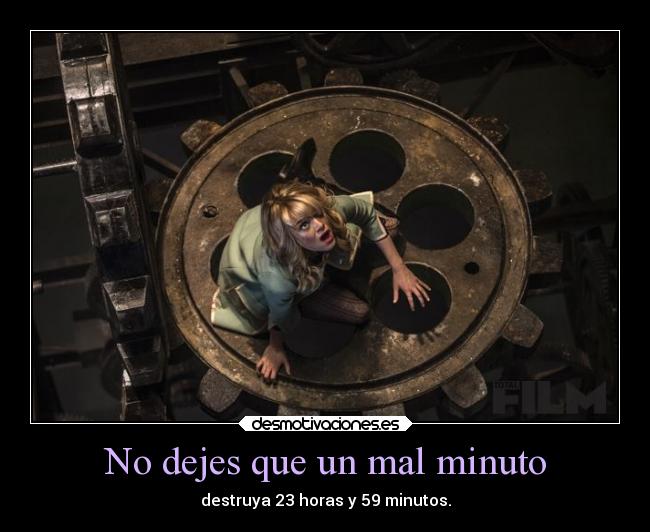 No dejes que un mal minuto - 