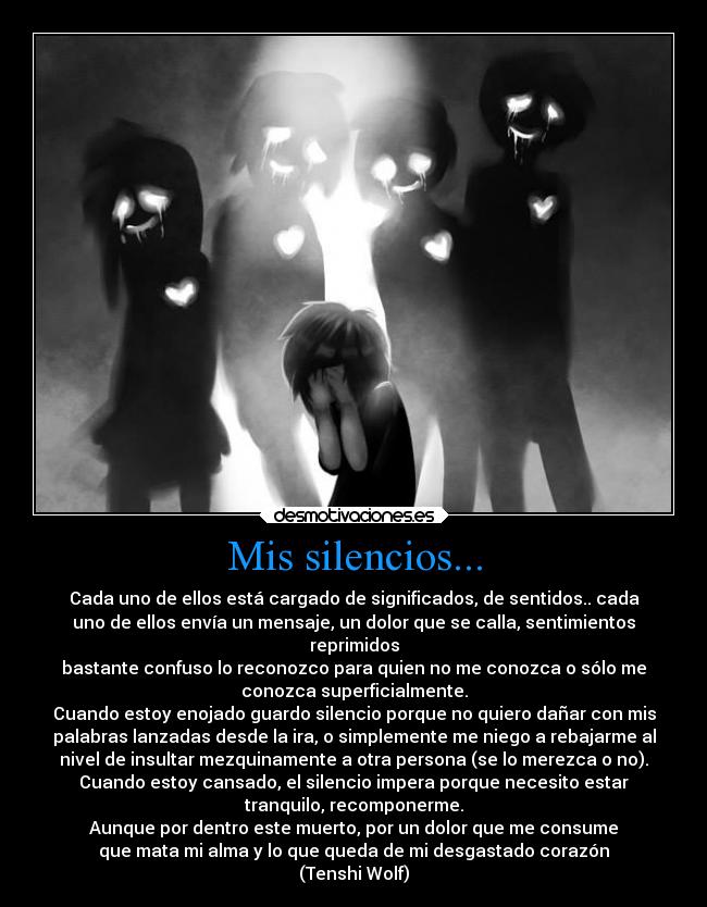 Mis silencios... -