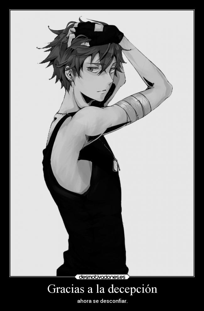 Gracias a la decepción -