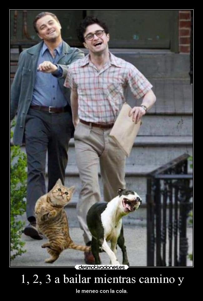 1, 2, 3 a bailar mientras camino y -