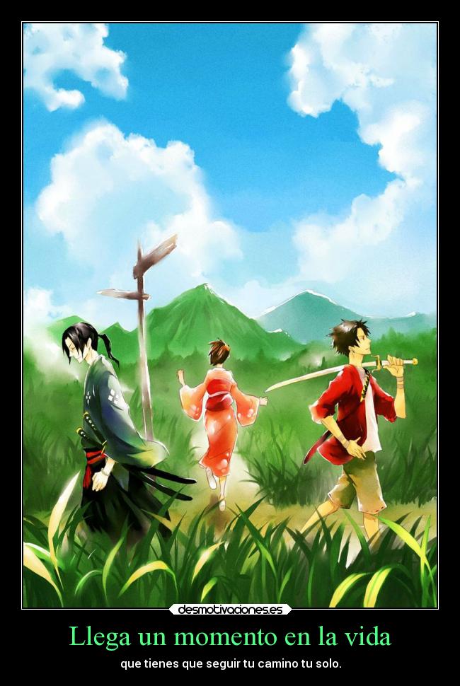 Llega un momento en la vida -